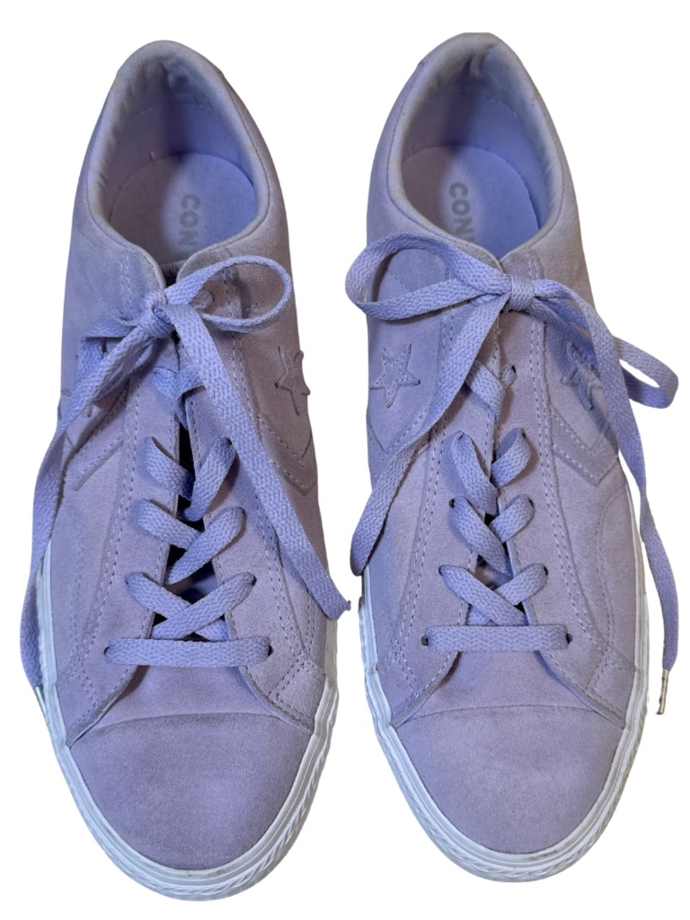 Converse One Star Suede Sneakers Lavender Purple Unisex Men's 10 Women's 12 EU44